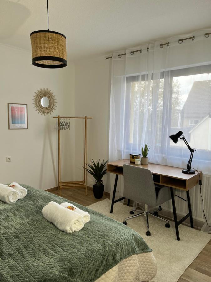 Korbstadt-Villa Rattan-Design Mit Balkon, Garten, Arbeitsplatz, Kueche Lichtenfels  Exteriér fotografie